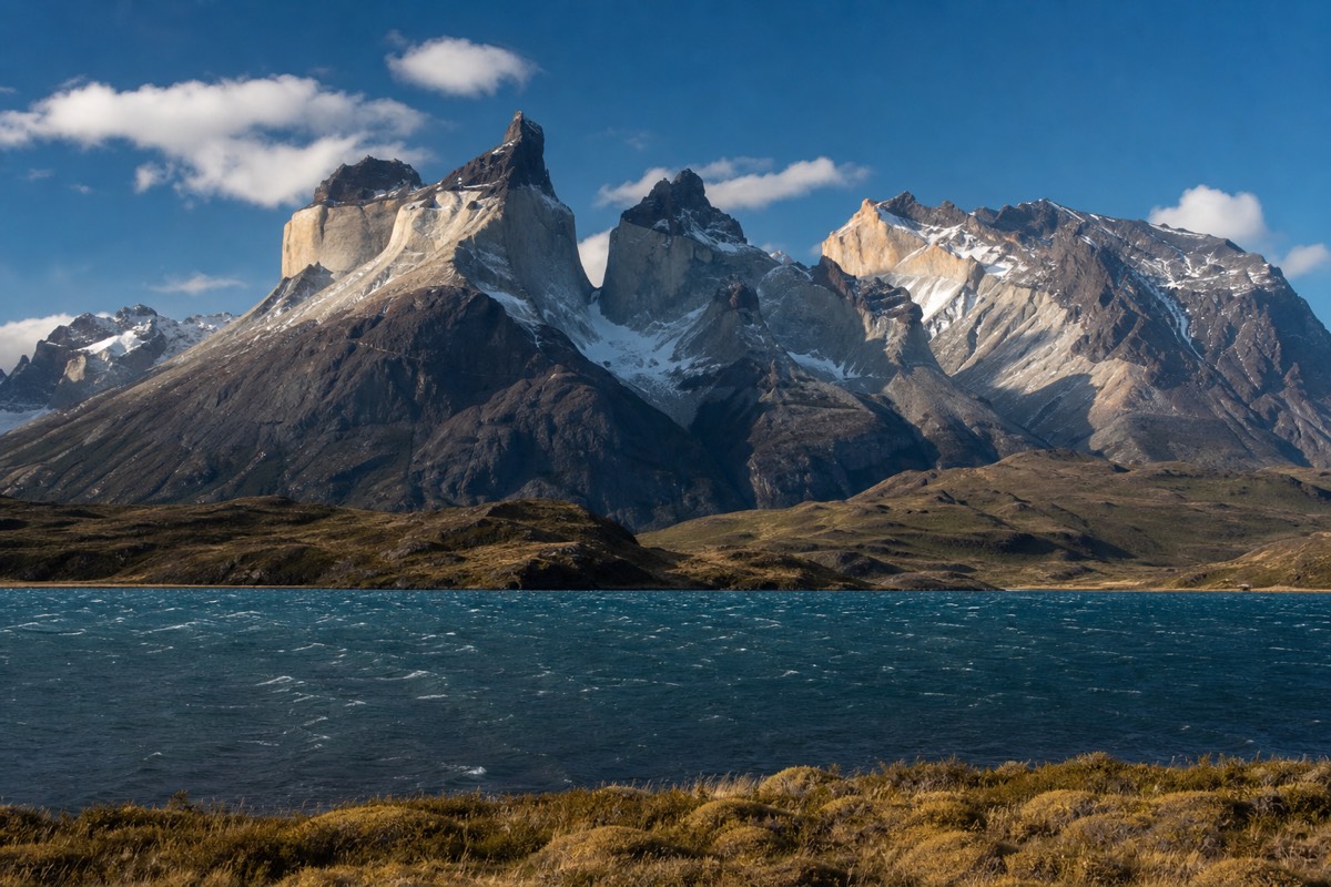 The Cuernos del Paine above Lake Nordenskjöld