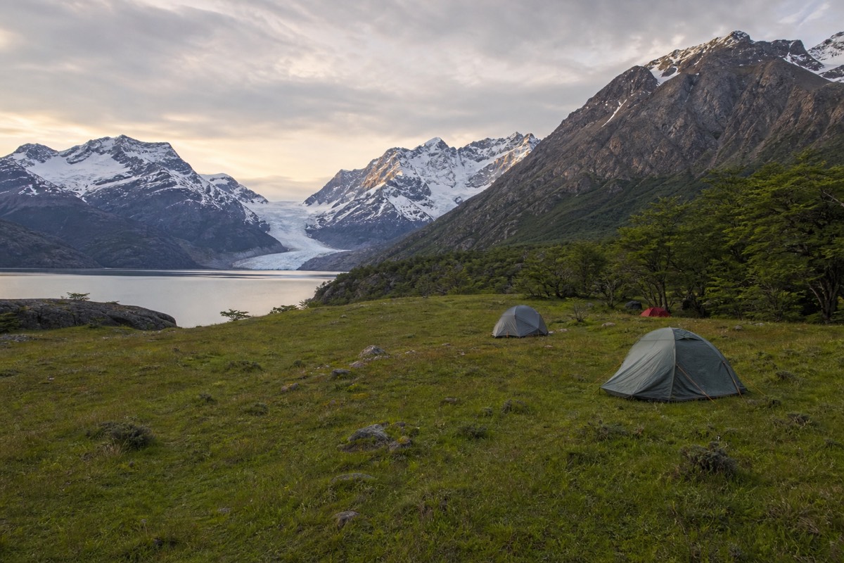 A remote camp on the far side of the circuit