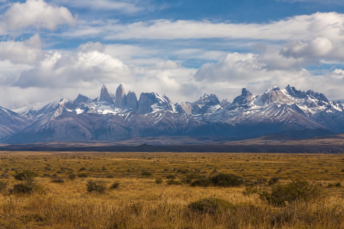 The Paine massif in Chilean Patagonia